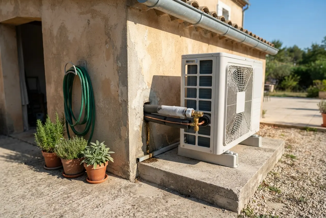 Liaison frigorifique fuyarde sur climatiseur à Plan-d'Orgon